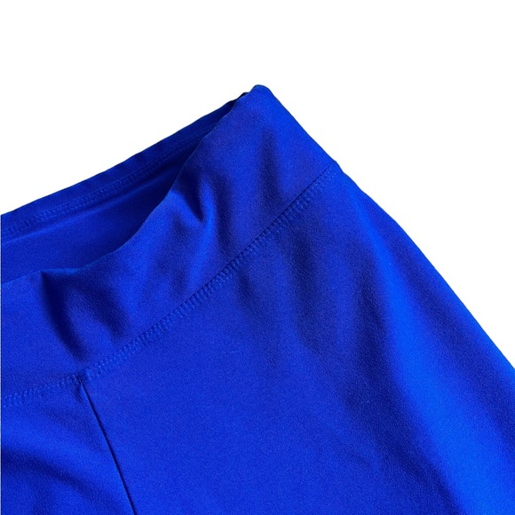 Nike Dri Fit Blue Workout Crop Pants | Women's M - Picture 4 of 5